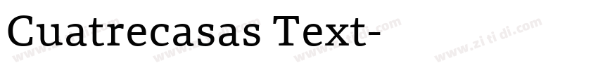 Cuatrecasas Text字体转换